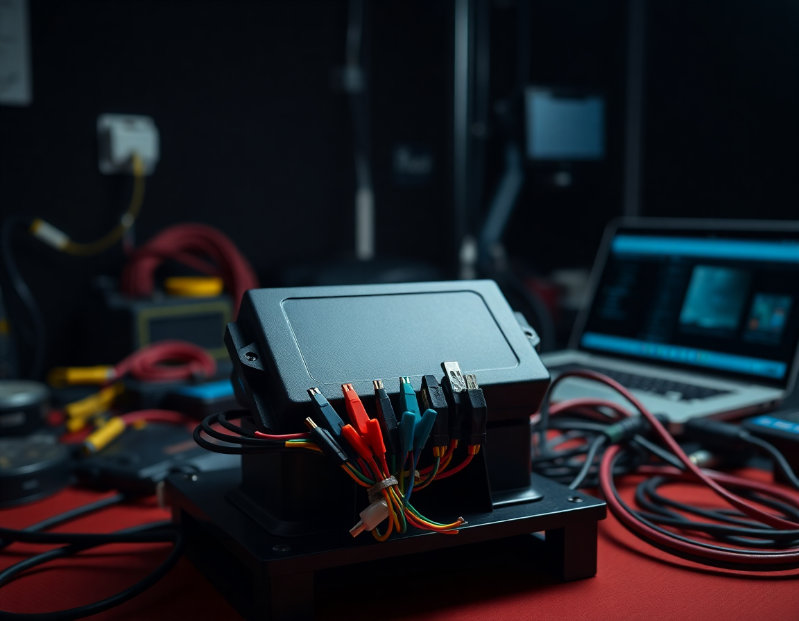 Dodge GPEC PCM on a programming bench